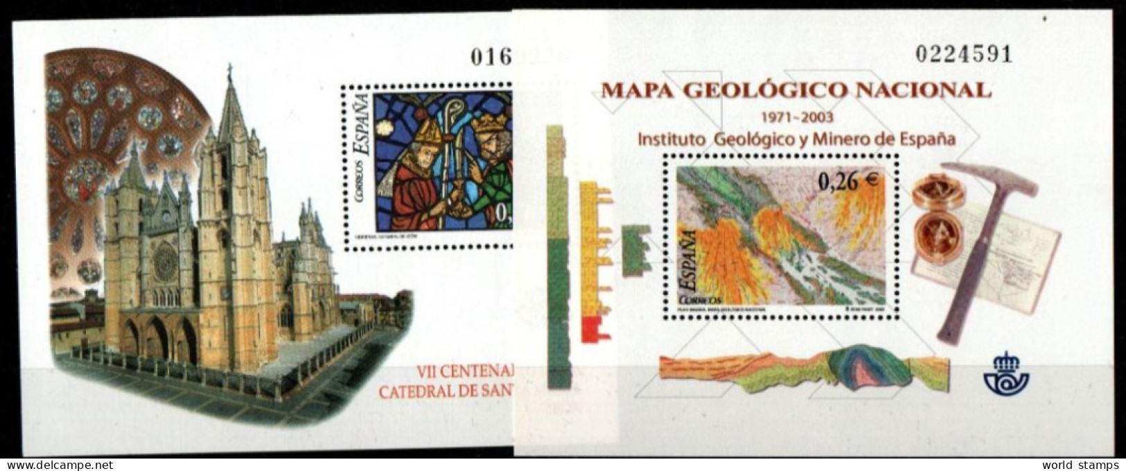 ESPAGNE 2003 ** - Blocks & Sheetlets & Panes