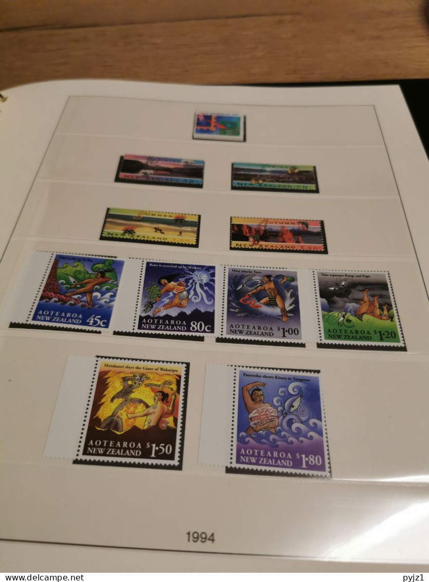 1994 MNH New Zealand According To Lindner-T Album Postfris** - Années Complètes