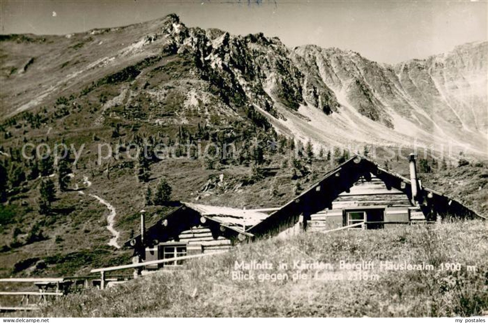 73647059 Mallnitz Kaernten Berglift Haeusleralm Blick Gegen Die Lonza Alpen Mall - Sonstige & Ohne Zuordnung