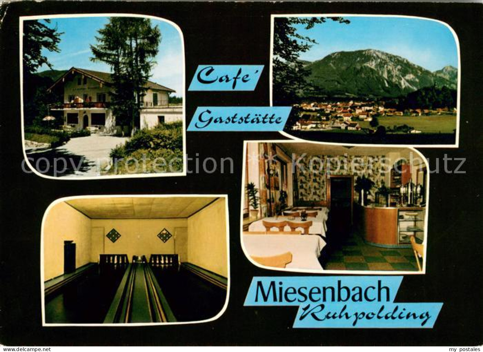 73647007 Ruhpolding Cafe Gaststaette Miesenbach Kegelbahn Gaststube Panorama Ruh - Ruhpolding