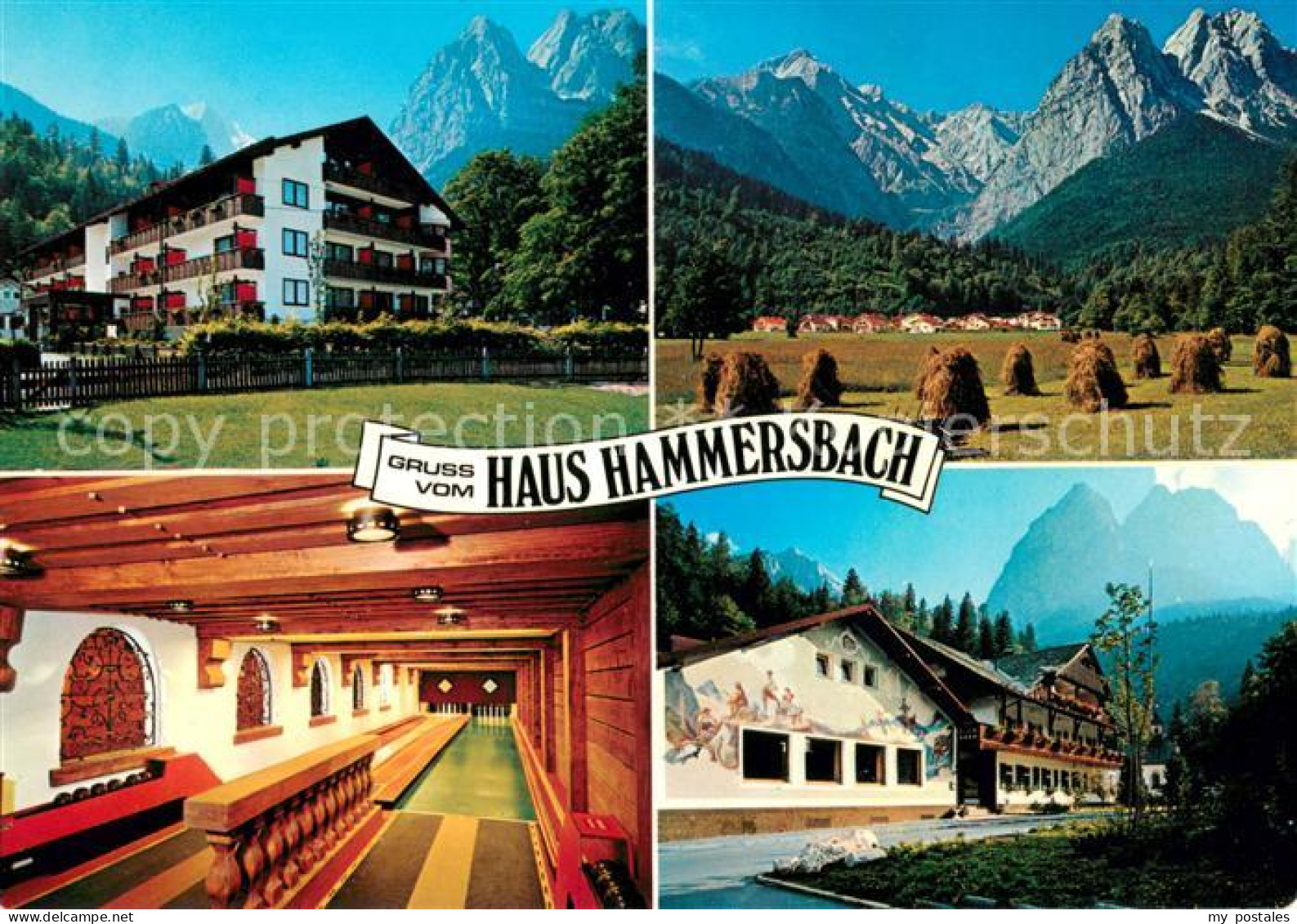 73647000 Grainau Haus Hammersbach Ferienhotel Panorama Kegelbahnen Grainau - Otros & Sin Clasificación