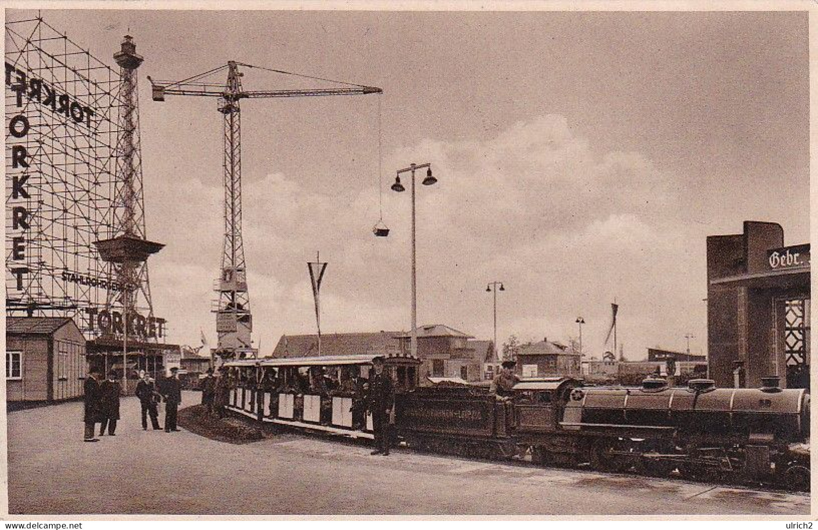 AK Berlin - Deutsche Bauausstellung Berlin 1931 - Liliputbahn - Sonderstempel (69082) - Charlottenburg