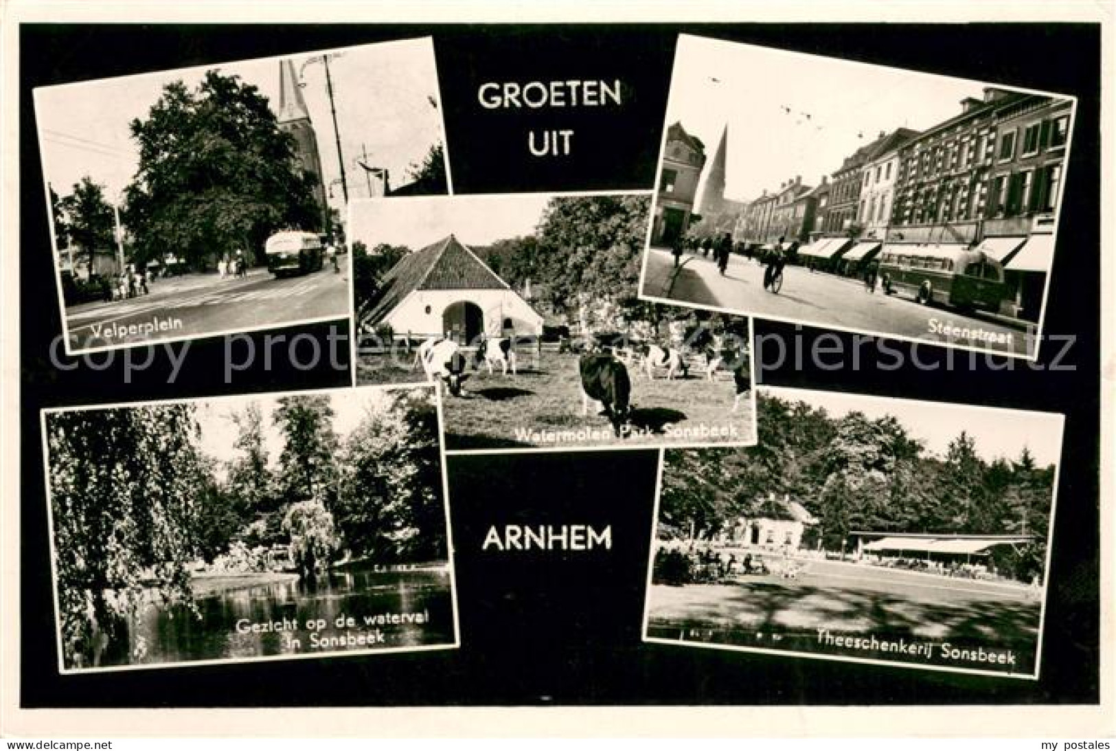 73646885 Arnhem Velperplein Watermodeln Park Sonsbeek Steenstraat Gezicht Ob De  - Andere & Zonder Classificatie