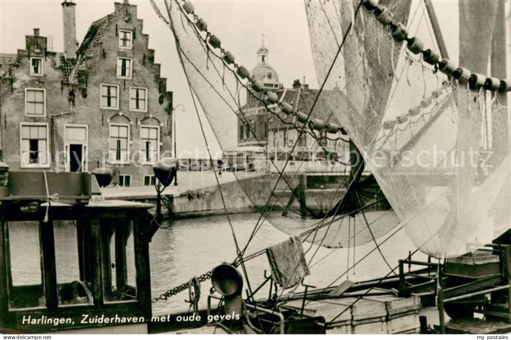 73646877 Harlingen Friesland Zuiderhaven Met Oude Gevels Harlingen Friesland - Sonstige & Ohne Zuordnung