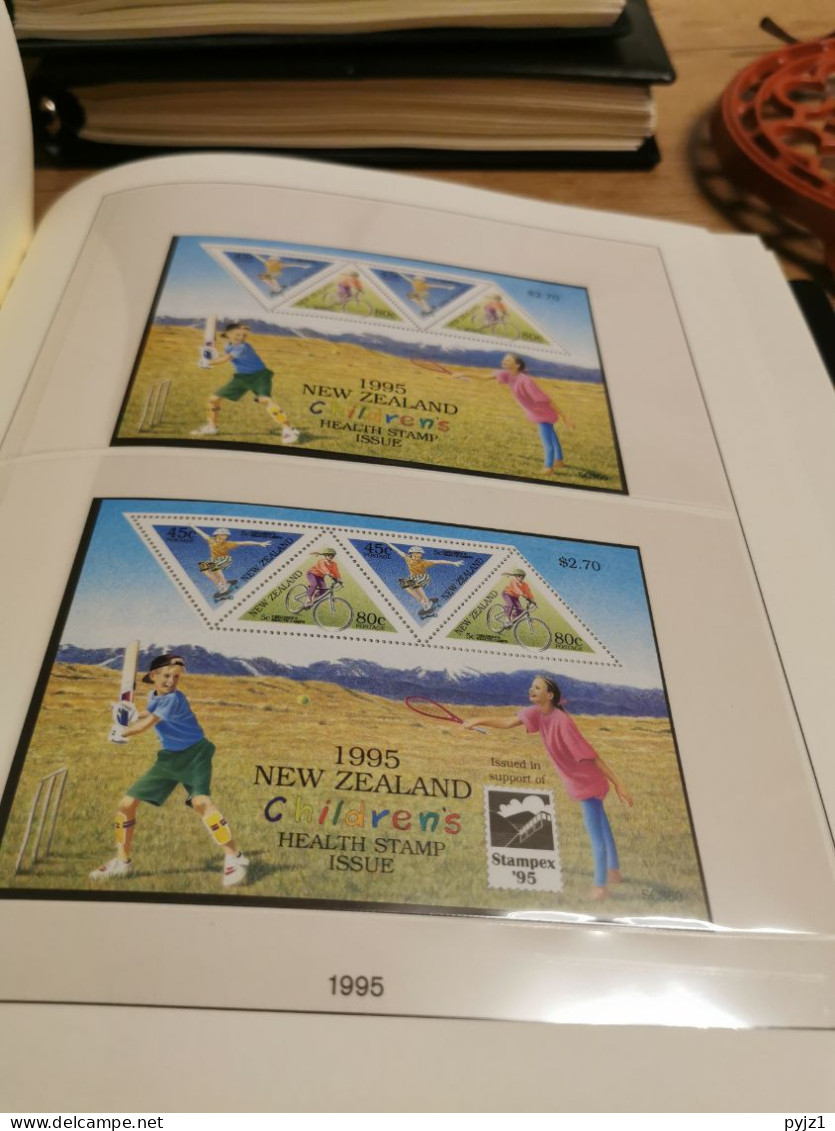 1995 MNH New Zealand According To Lindner-T Album Postfris** - Annate Complete