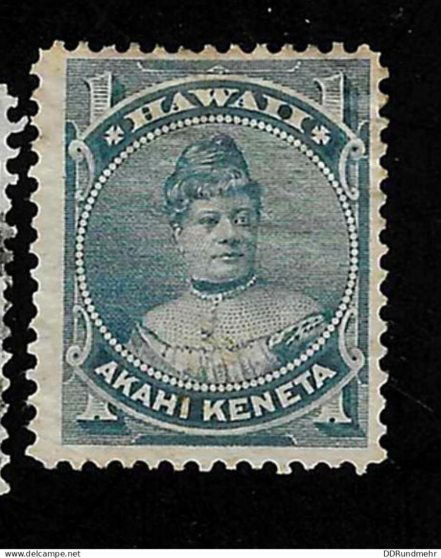 1882 Likelike Michel US-HA 24 Stamp Number US-HA 37 Yvert Et Tellier US-HA 29 (x) MNG O.G. - Hawai