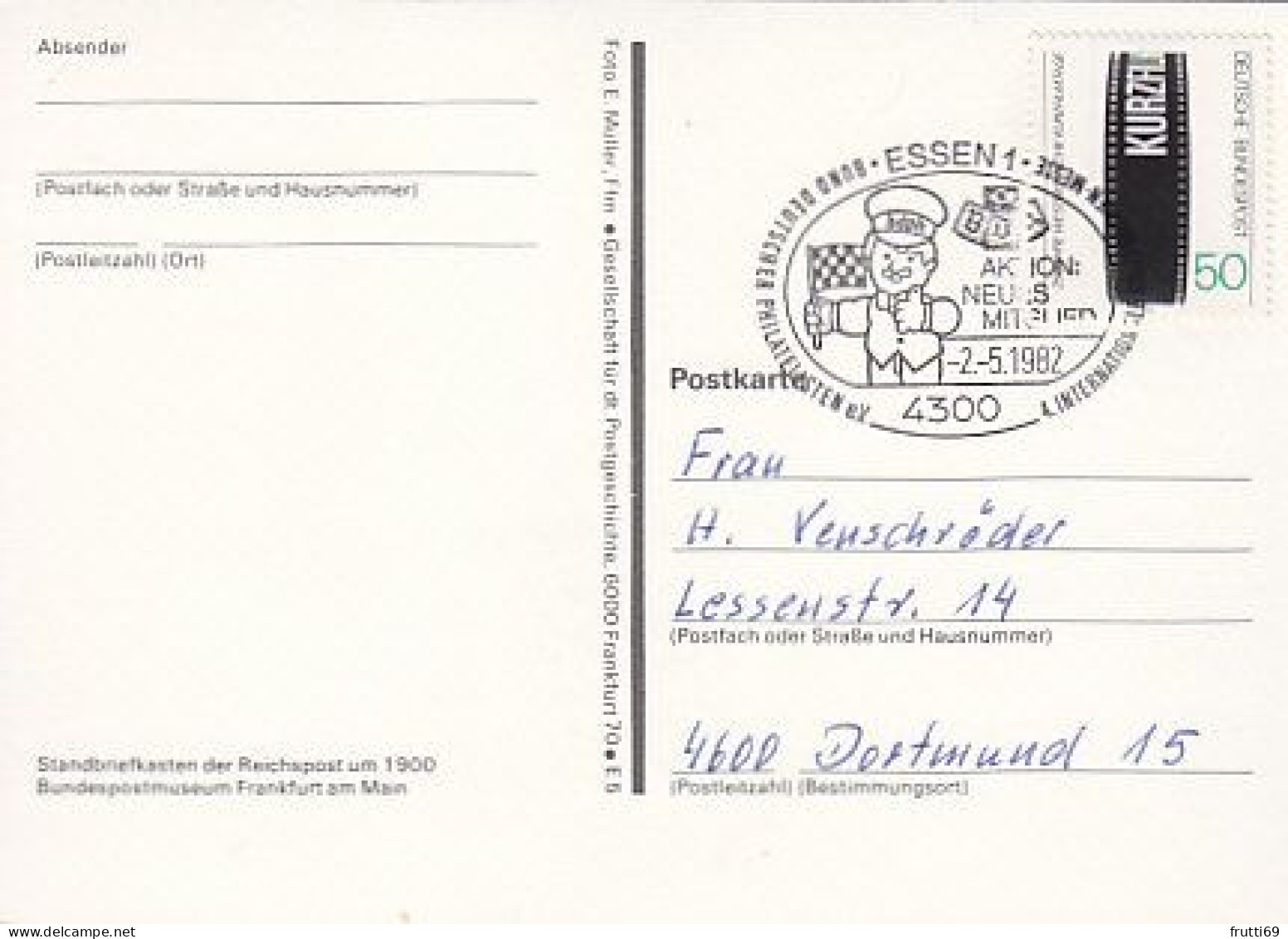 AK 216107 POST - Standbriefkasten Der Reichspost Um 1900 - Poste & Postini