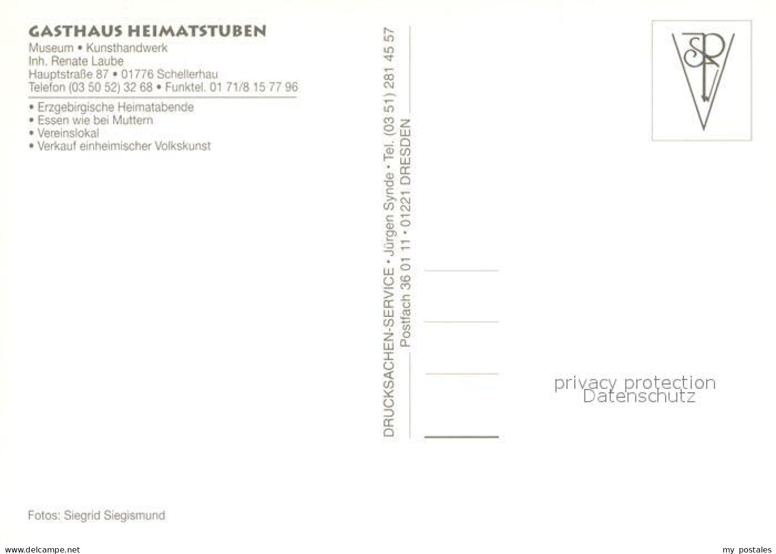 73646710 Schellerhau Gasthaus Heimatstuben Gastraum Museum Schellerhau - Altenberg