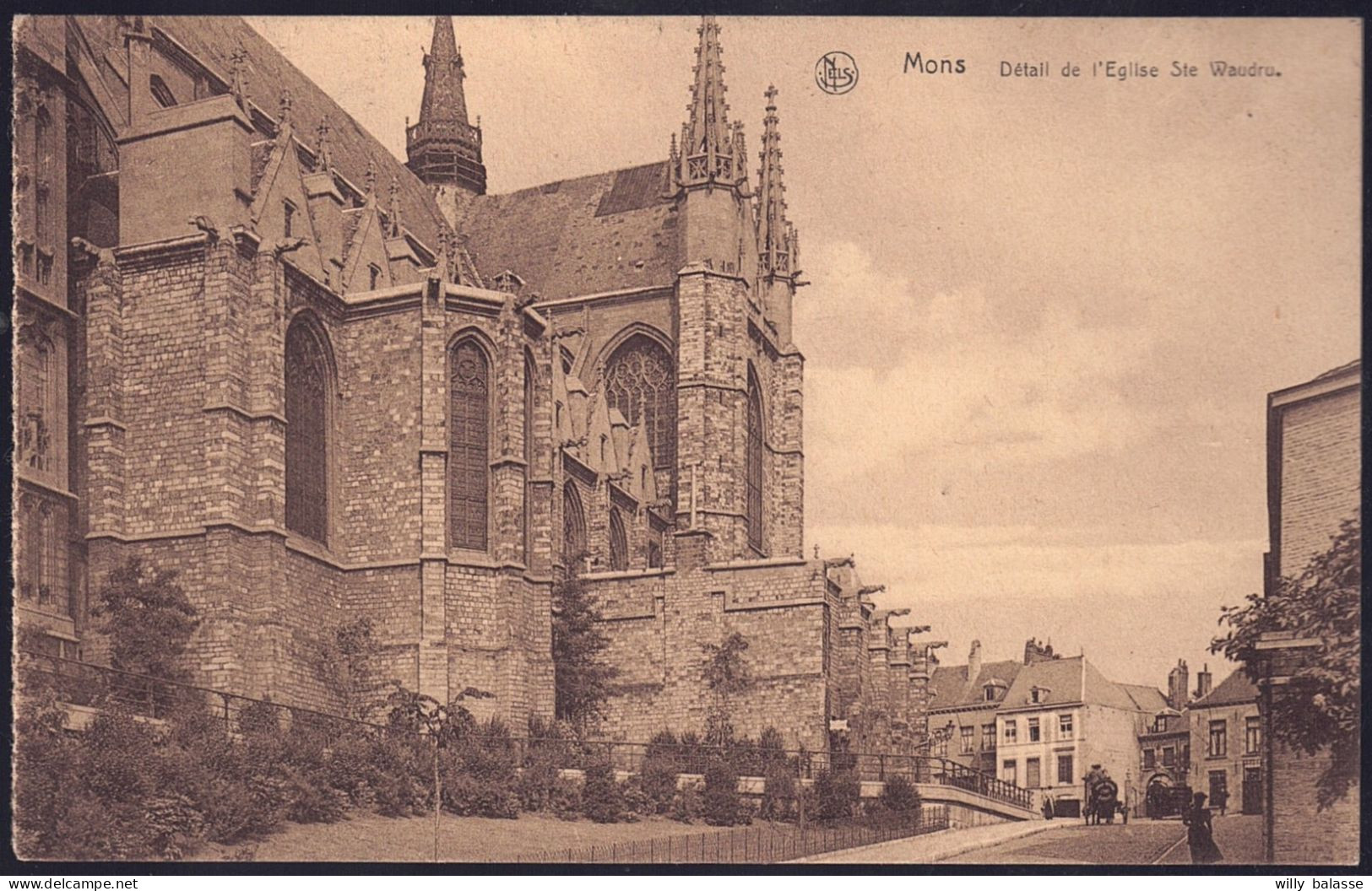 +++ CPA - MONS - Détail De L'Eglise Ste Waudru  // - Mons