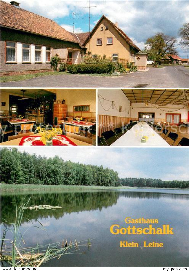 73646679 Klein Leine Gasthaus Gottschalk Restaurant Festsaal Partie Am Wasser Kl - Gross Leuthen