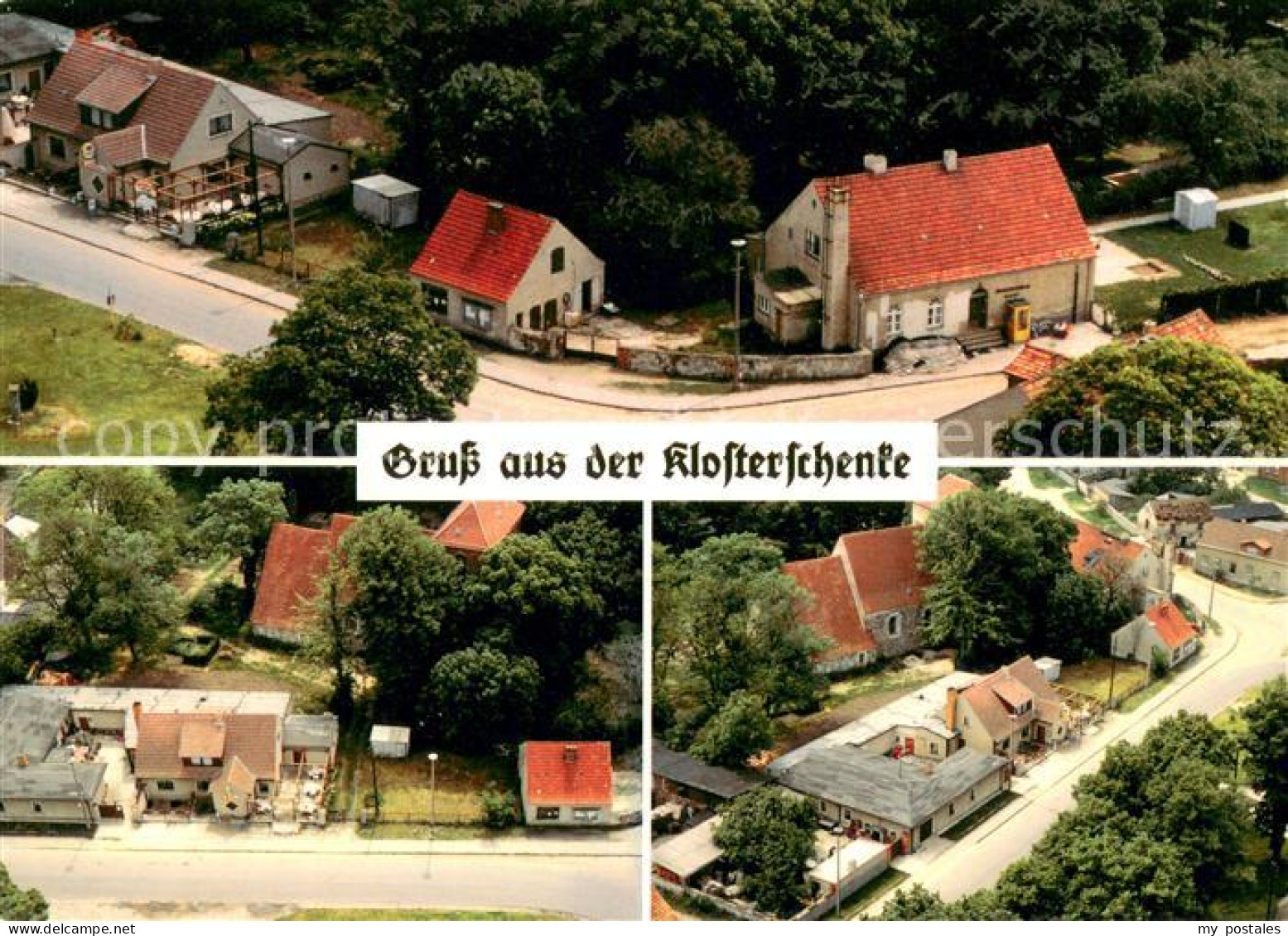 73646675 Klosterdorf Strausberg Gasthof Klosterschenke Fliegeraufnahmen Klosterd - Other & Unclassified