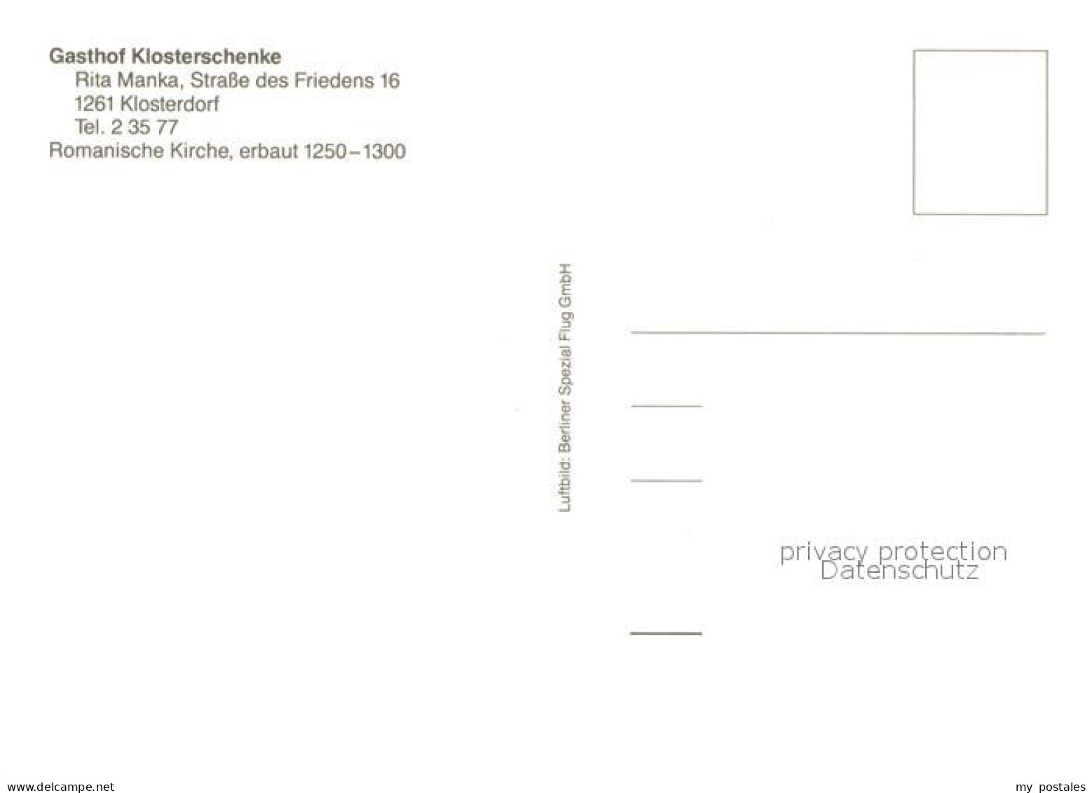 73646675 Klosterdorf Strausberg Gasthof Klosterschenke Fliegeraufnahmen Klosterd - Other & Unclassified