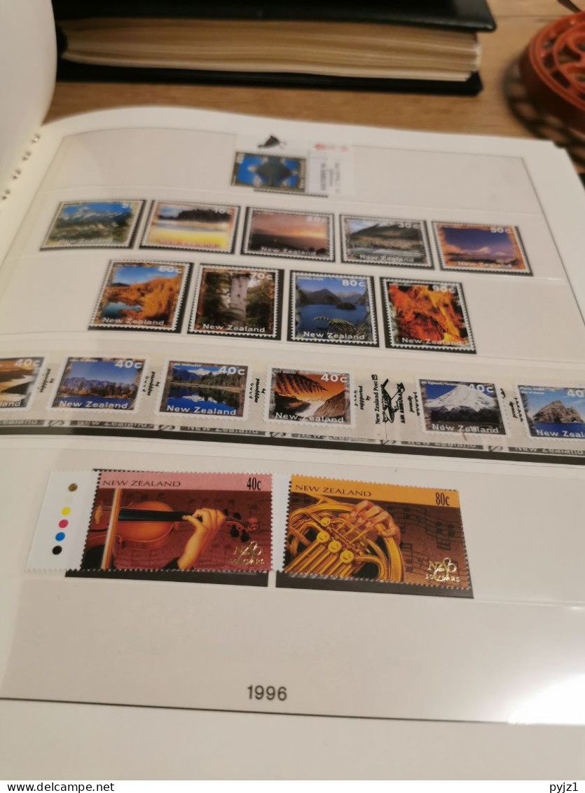 1996 MNH New Zealand According To Lindner-T Album Postfris** - Annate Complete