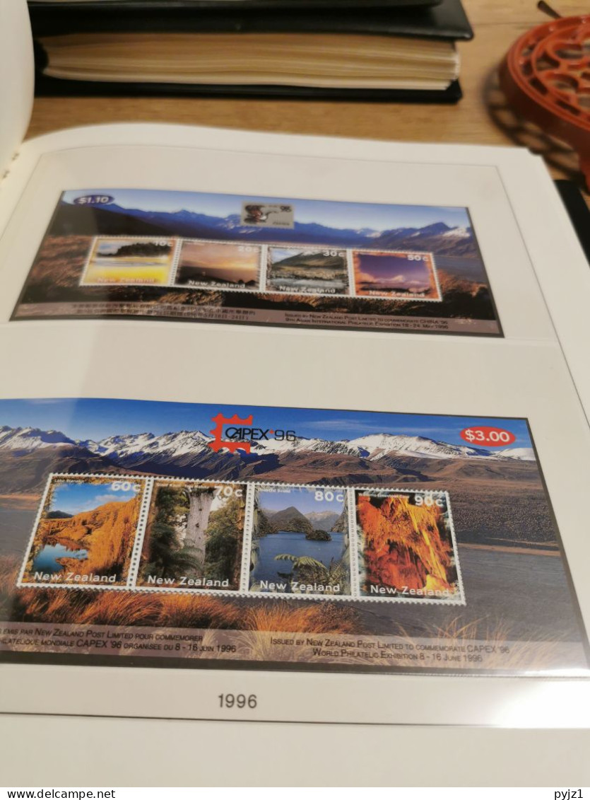 1996 MNH New Zealand According To Lindner-T Album Postfris** - Komplette Jahrgänge