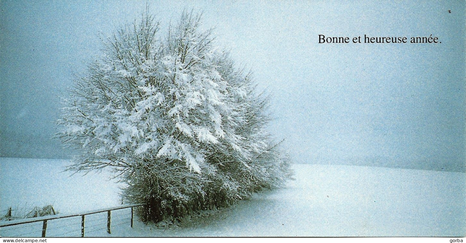 *CPM - Bonne Et Heureuse Année - Paysage Hivernal - Nouvel An