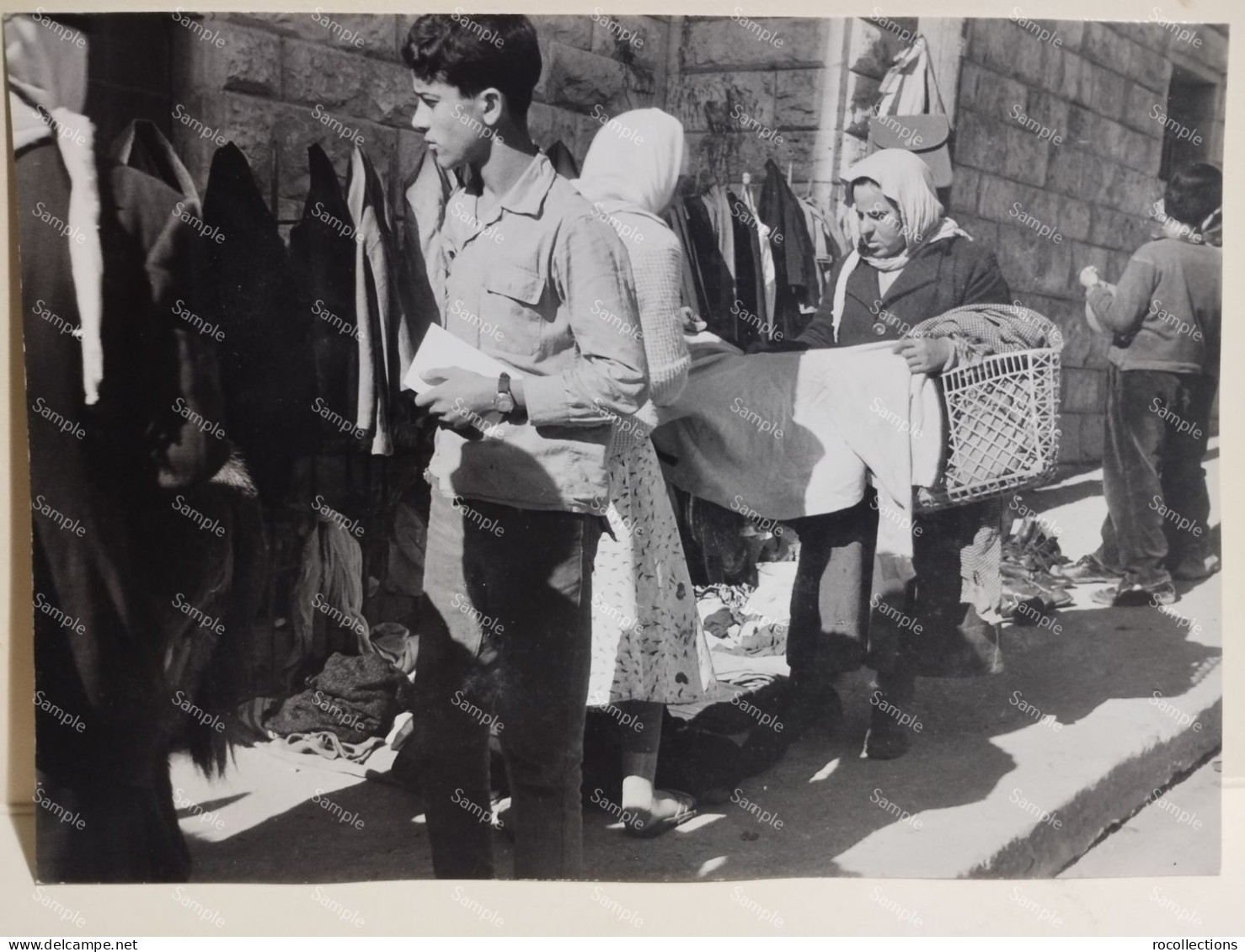 Israel Palestine 1964 BETHLEHEM Street Scene Vendors - Asia
