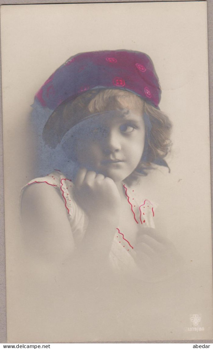 Grete Reinwald, Chapeau  Ravissant Portrait De Fillette.  Cpa  1909 - Portretten