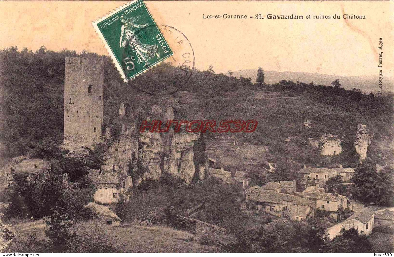 CPA GAVAUDUN - LOT ET GARONNE - Other & Unclassified