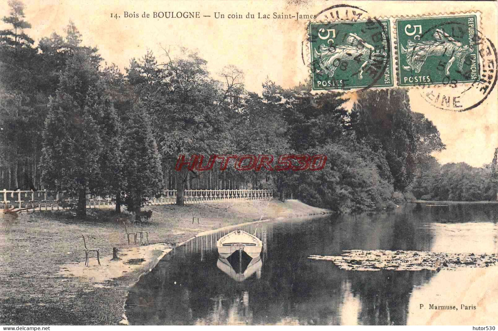 CPA PARIS - BOIS DE BOULOGNE - Parks, Gärten