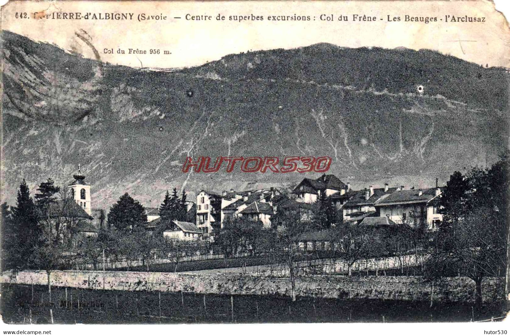 CPA SAINT PIERRE D'ALBIGNY - VILLAGE - Saint Pierre D'Albigny