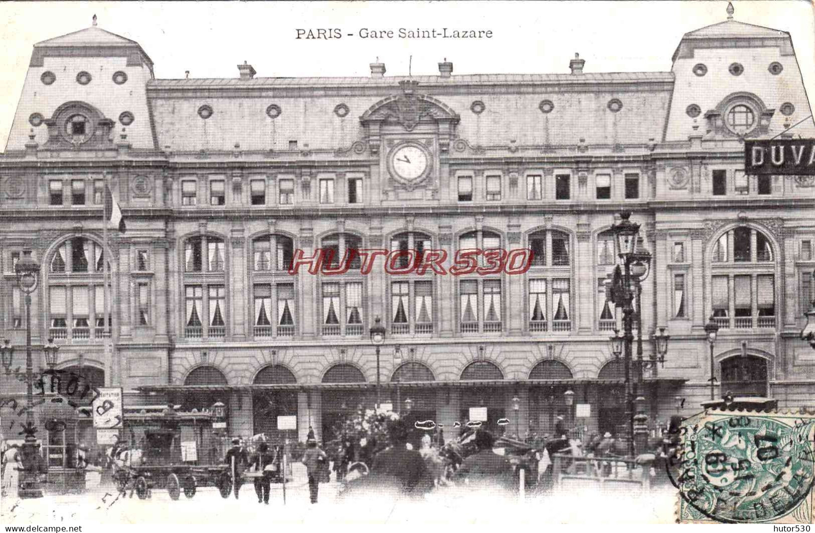 CPA PARIS - GARE SAINT LAZARE - Pariser Métro, Bahnhöfe