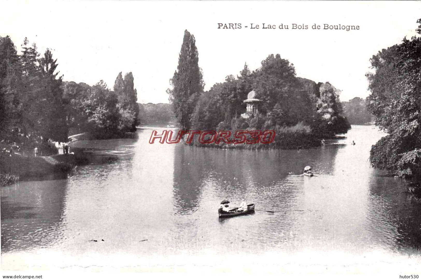CPA PARIS - LAC DU BOIS DE BOULOGNE - Parcs, Jardins