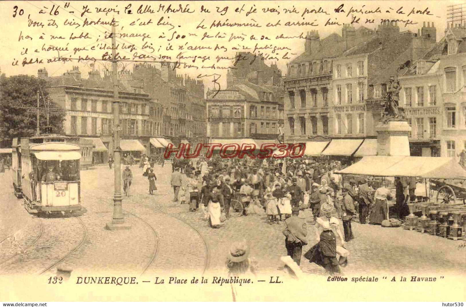 CPA DUNKERQUE - PLACE DE LA REPUBLIQUE - Dunkerque