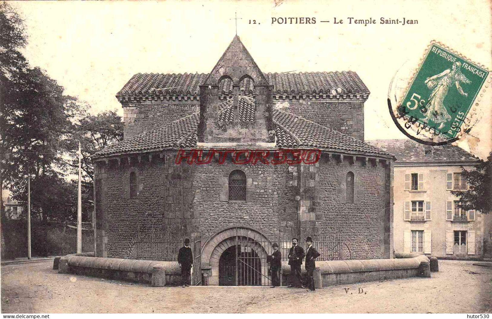 CPA POITIERS - LE TEMPLE SAINT JEAN - Poitiers