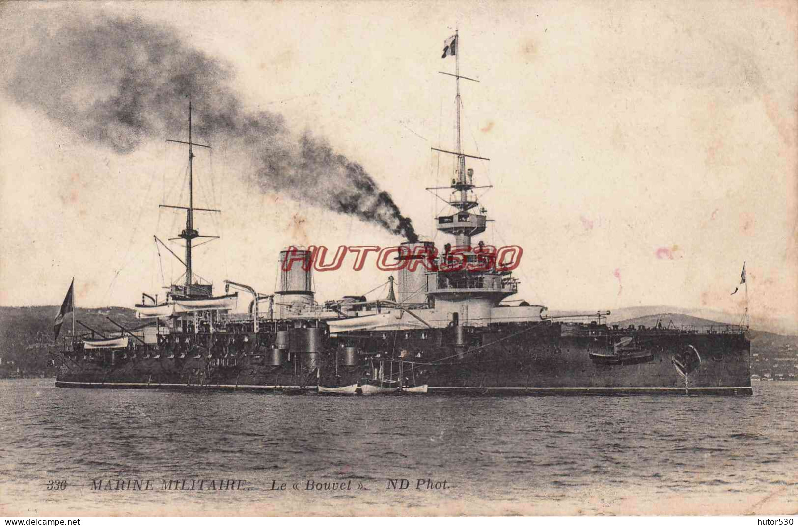 CPA BATEAU - LE BOUVET - Guerra