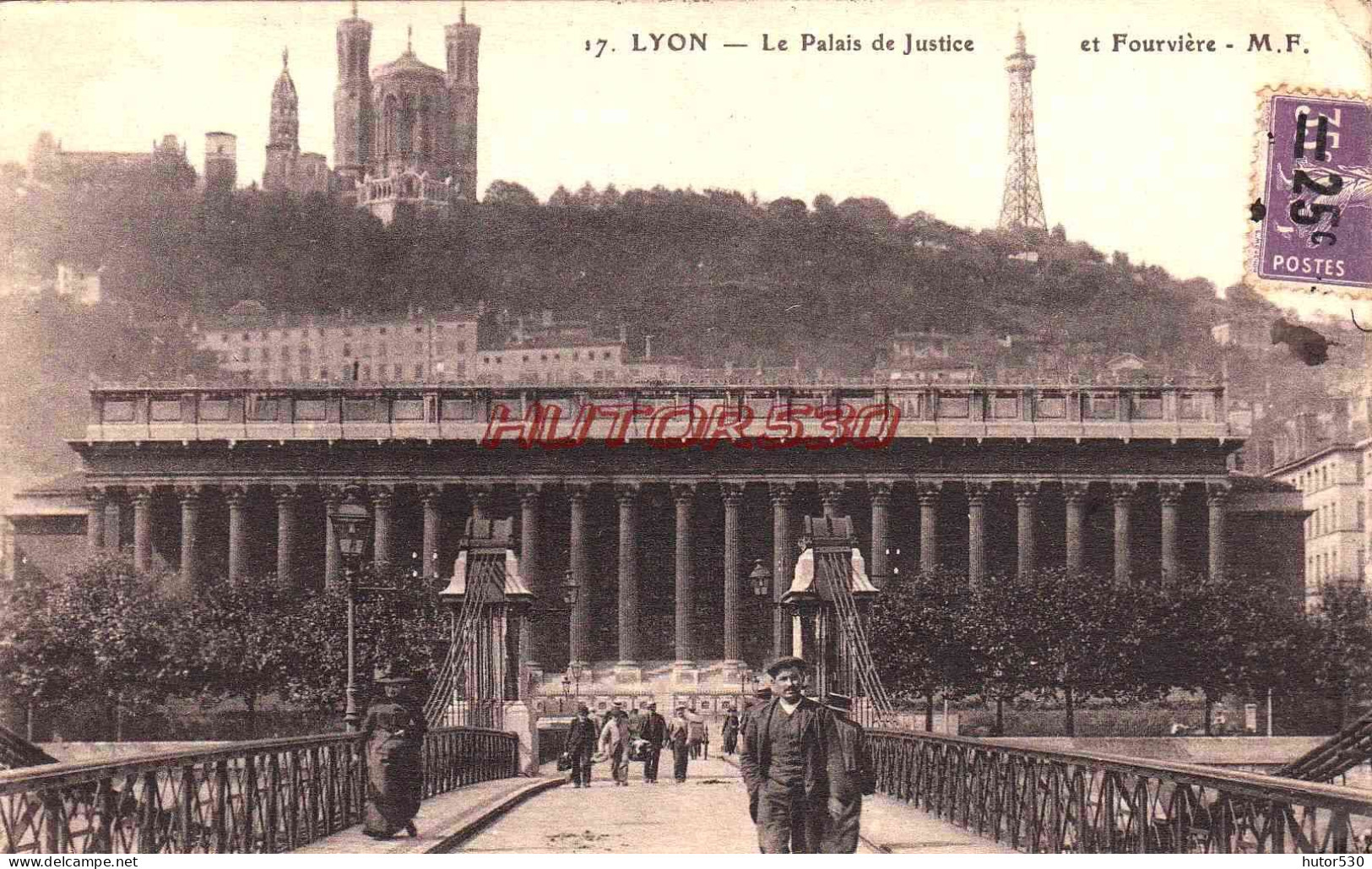 CPA LYON - LE PALAIS DE JUSTICE - Otros & Sin Clasificación