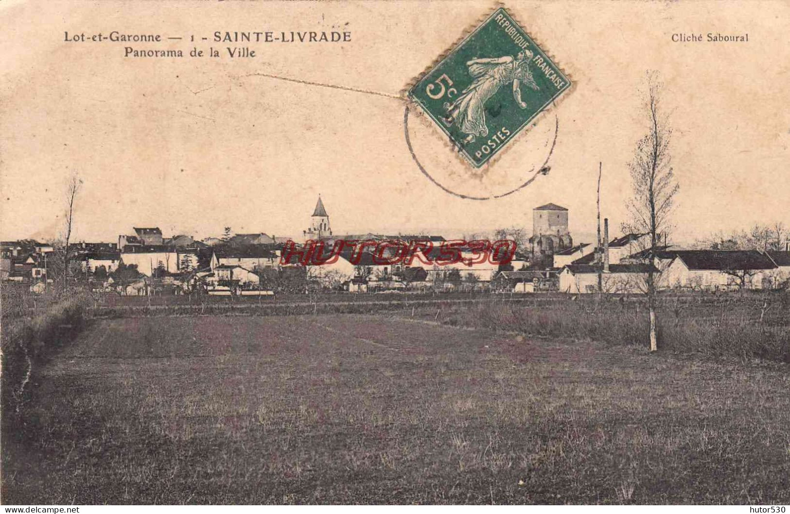 CPA SAINTE LIVRADE - LOT ET GARONNE - PANORAMA - Autres & Non Classés