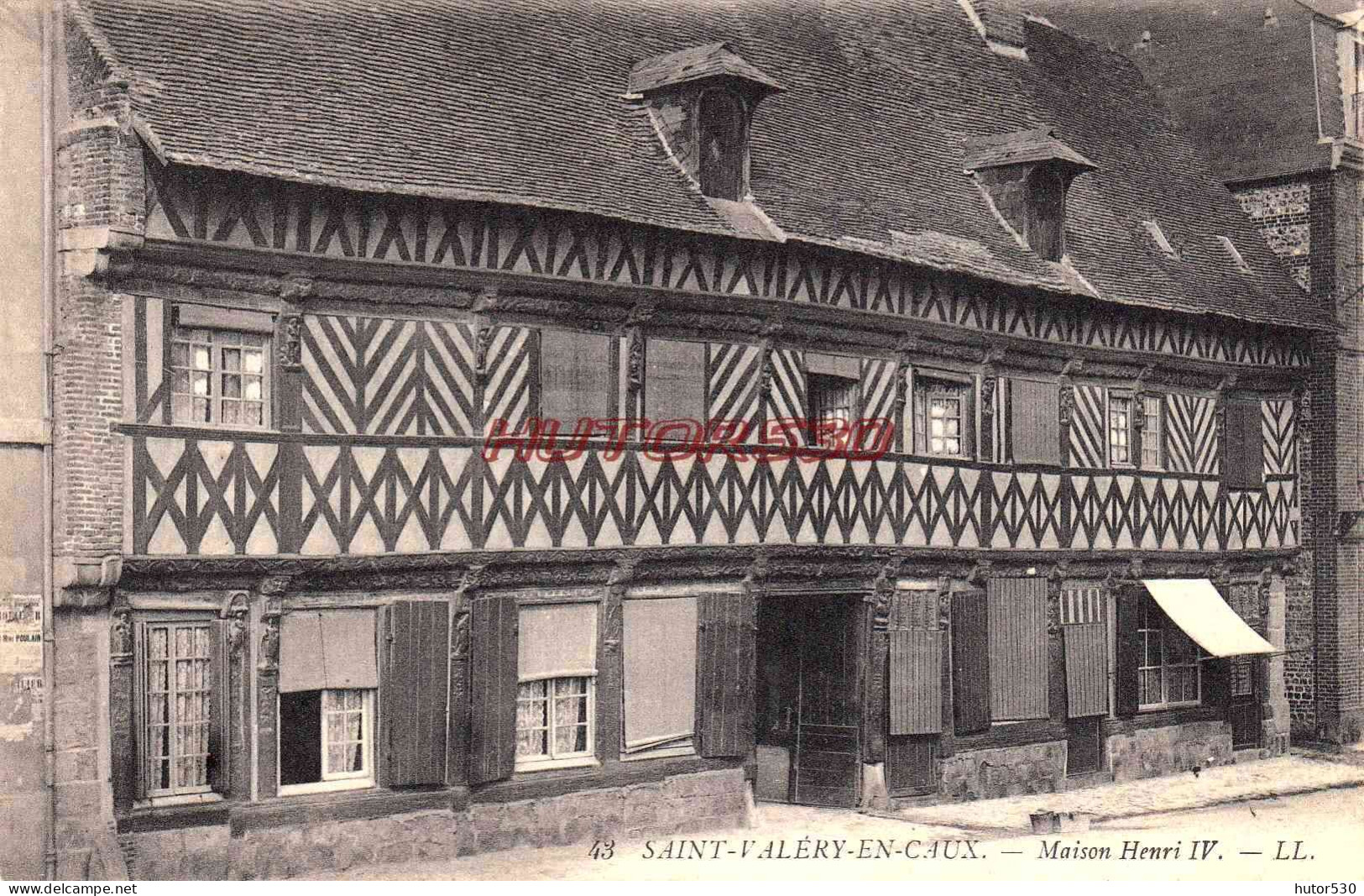 CPA SAINT VALERY EN CAUX - MAISON HENRI IV - Saint Valery En Caux