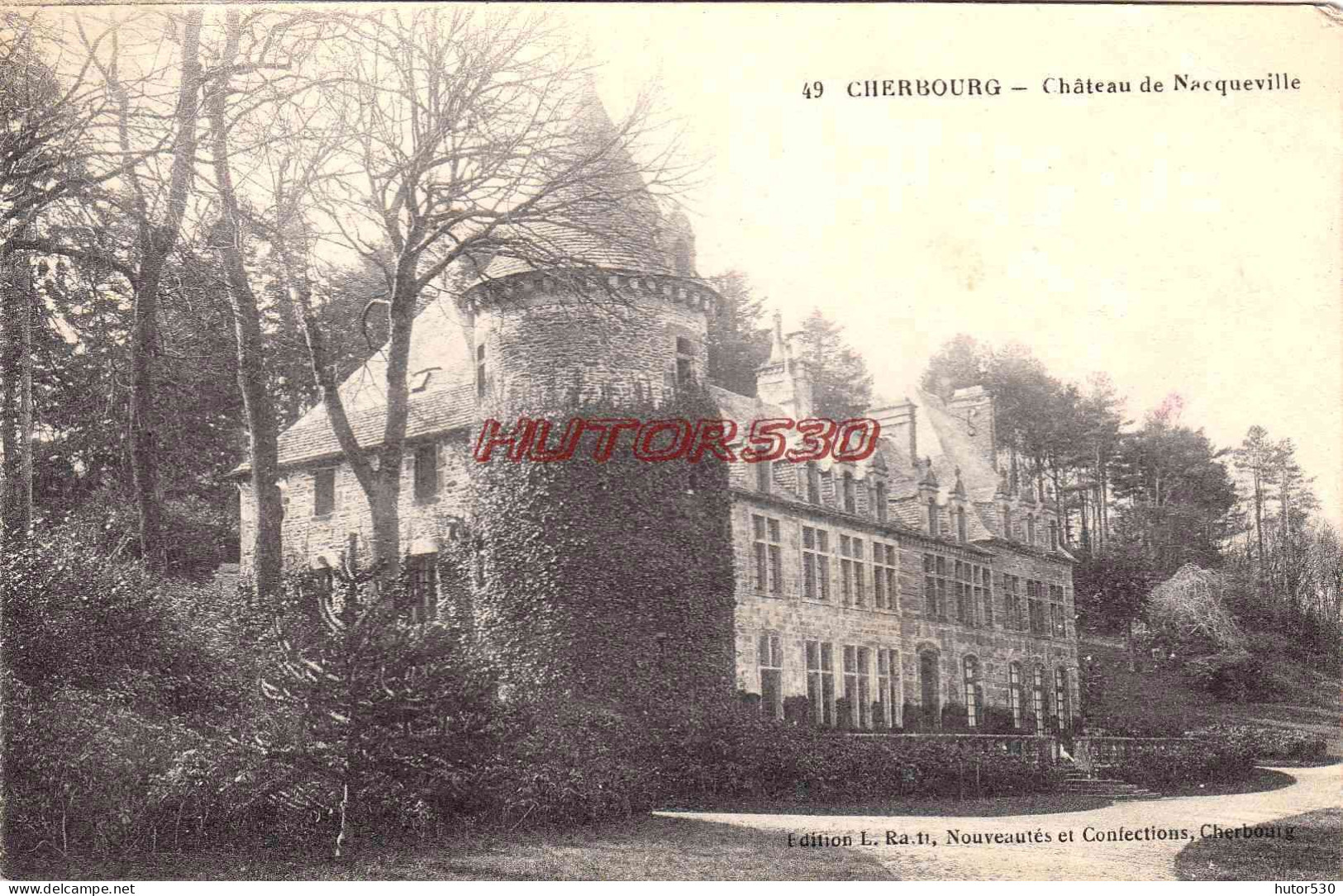 CPA CHERBOURG - CHATEAU DE NACQUEVILLE - Cherbourg