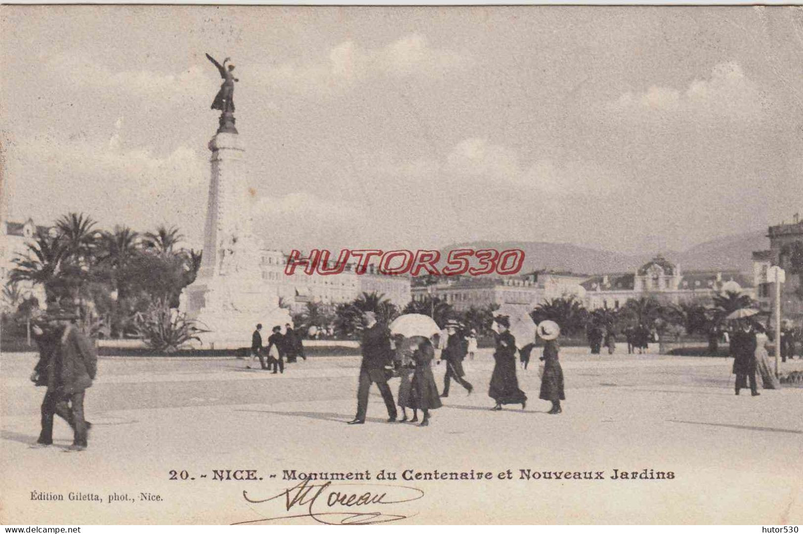 CPA NICE - MONUMENT DU CENTENAIRE ET NOUVEAUX JARDINS - Monumenti, Edifici