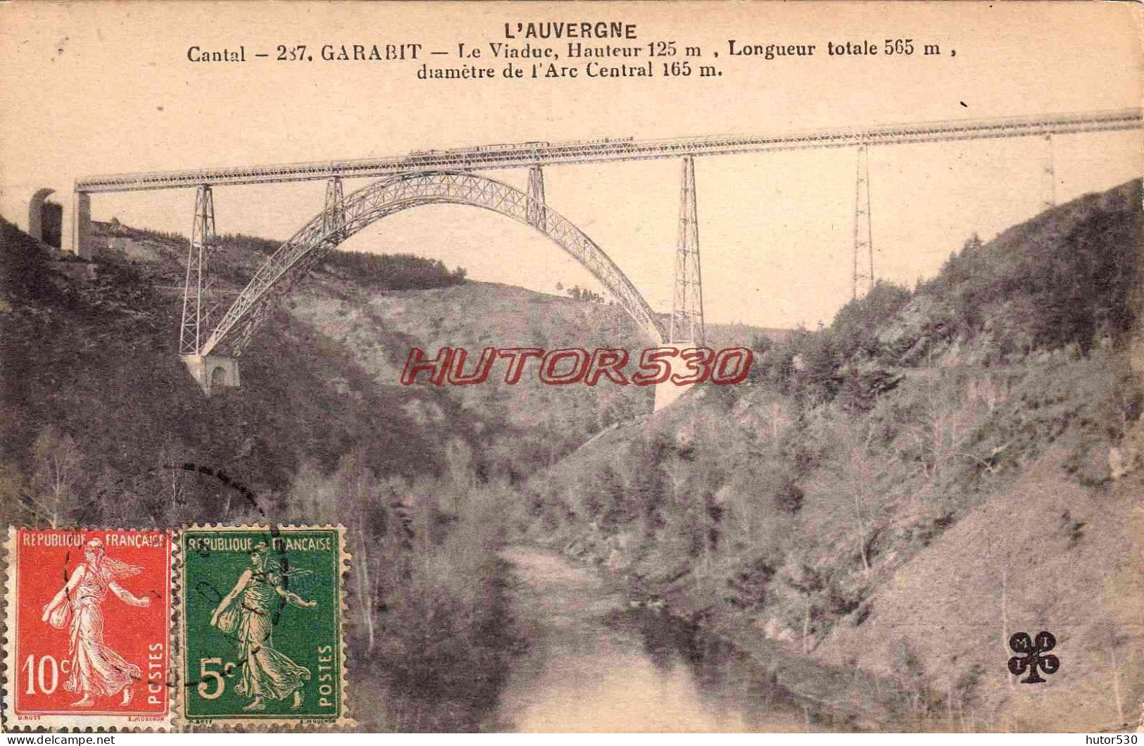 CPA CANTAL - VIADUC DE GARABIT - Andere & Zonder Classificatie