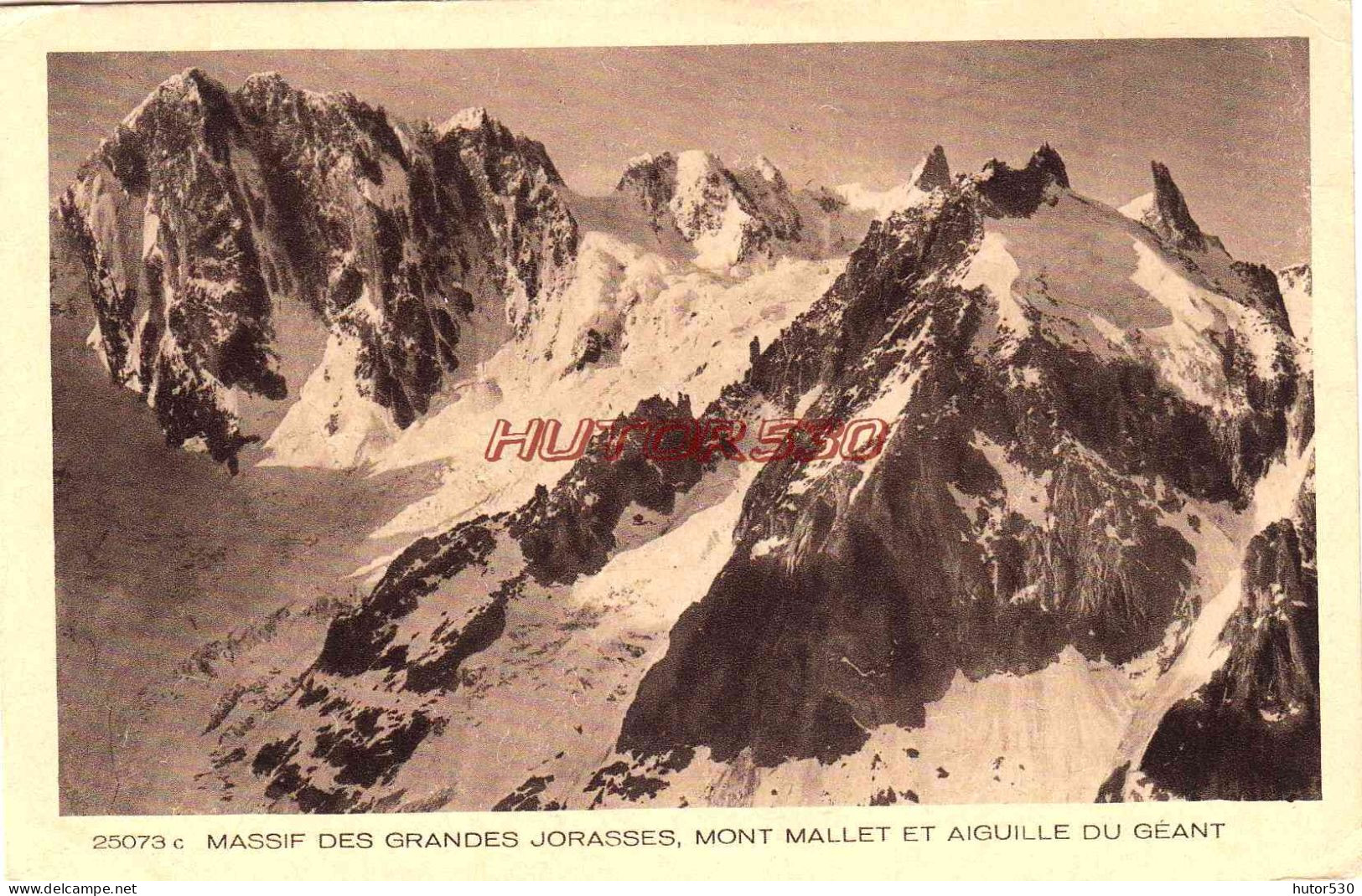 CPA CHAMONIX - MASSIF DES GRANDES JORASSES - Chamonix-Mont-Blanc