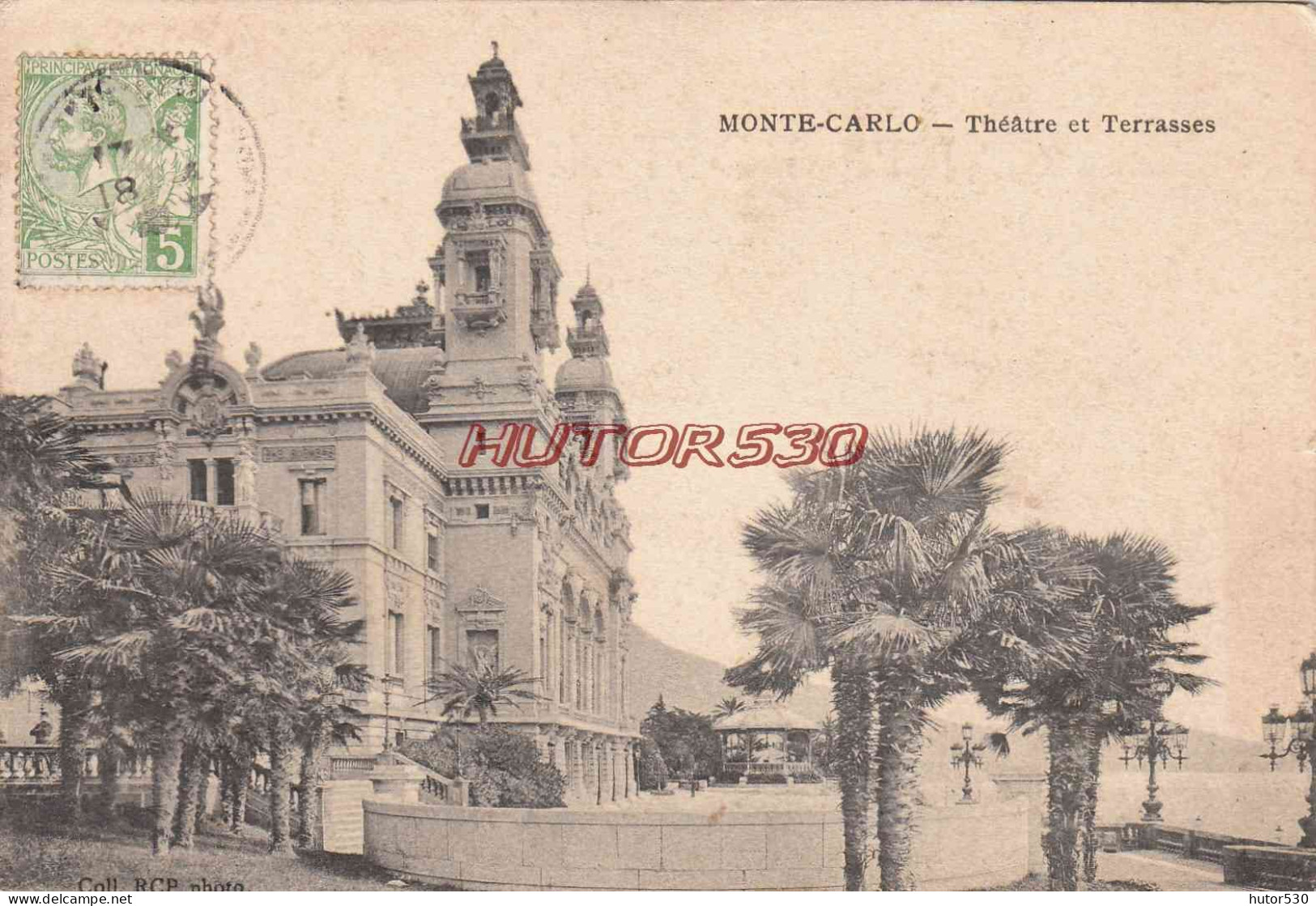 CPA MONTE CARLO - THEATRE ET TERRASSES - Altri & Non Classificati