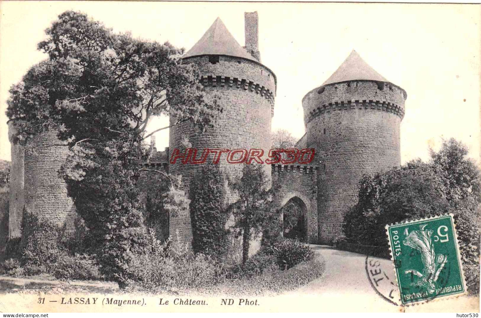 CPA LASSAY - MAYENNE - LE CHATEAU - Lassay Les Chateaux