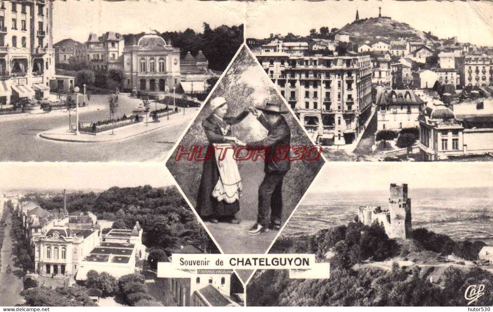 CPSM CHATELGUYON - MULTIVUES - Châtel-Guyon