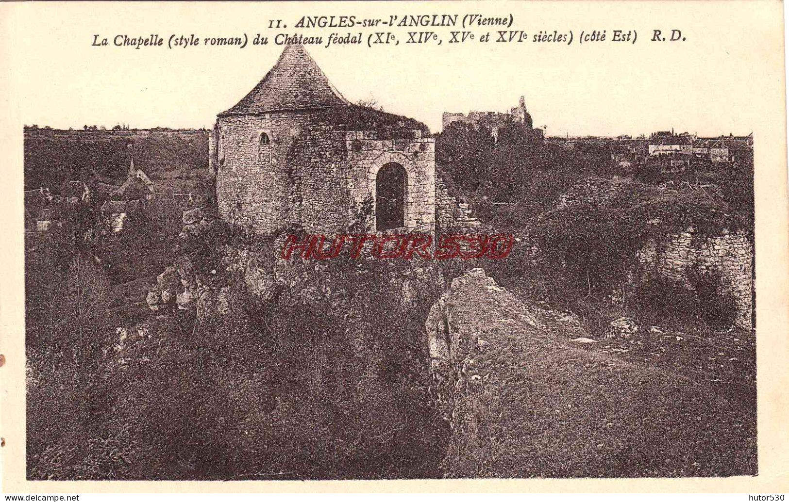 CPA ANGLES SUR L'ANGLIN - LA CHAPELLE - Other & Unclassified