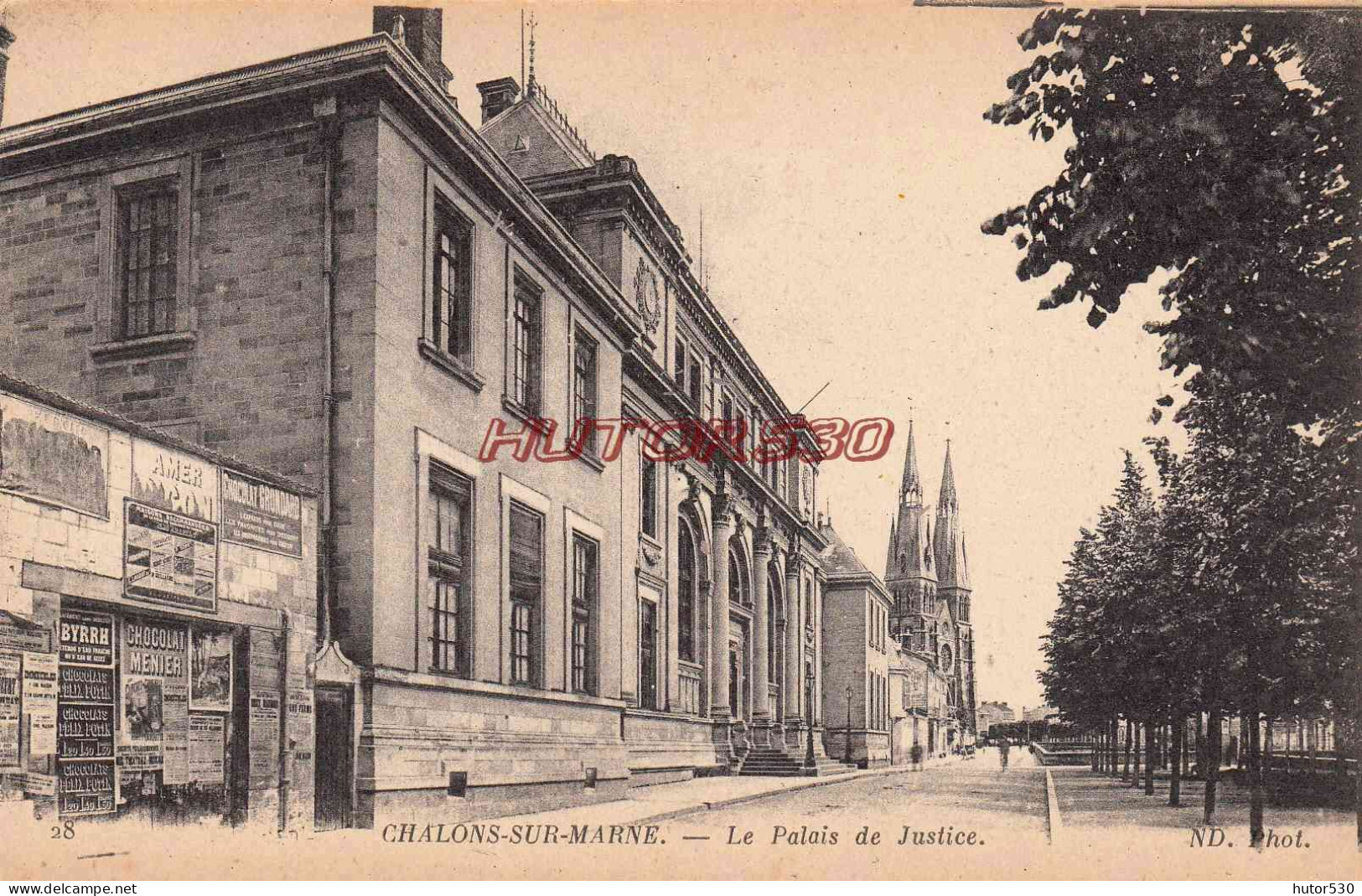 CPA CHALONS SUR MARNE - LE PALAIS DE JUSTICE - Châlons-sur-Marne