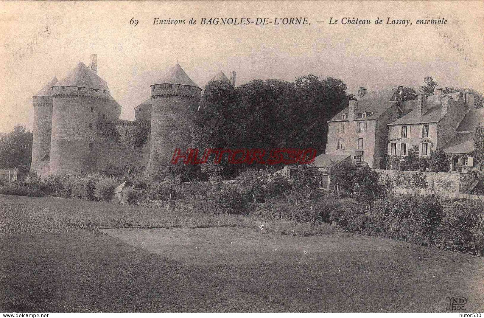 CPA BAGNOLES DE L'ORNE - ENVIRONS - CHATEAU DE LASSAY - Bagnoles De L'Orne