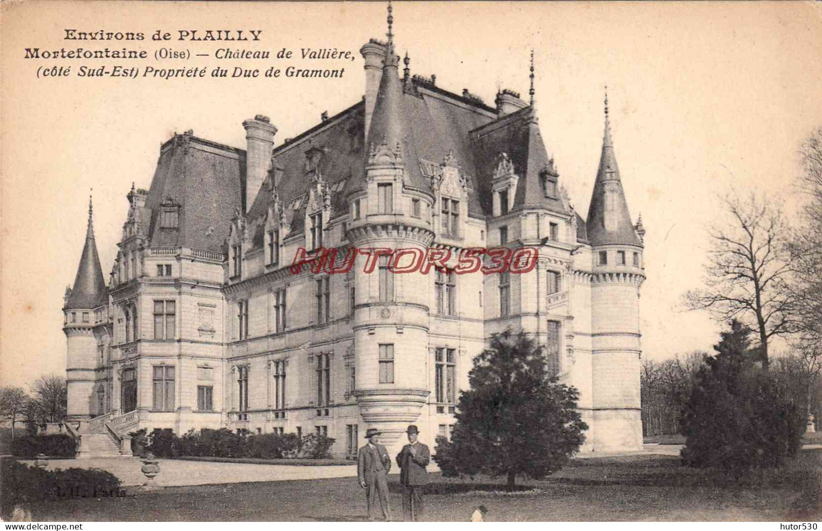 CPA MORTEFONTAINE - OISE - CHATEAU DE VALLIERE - Otros & Sin Clasificación