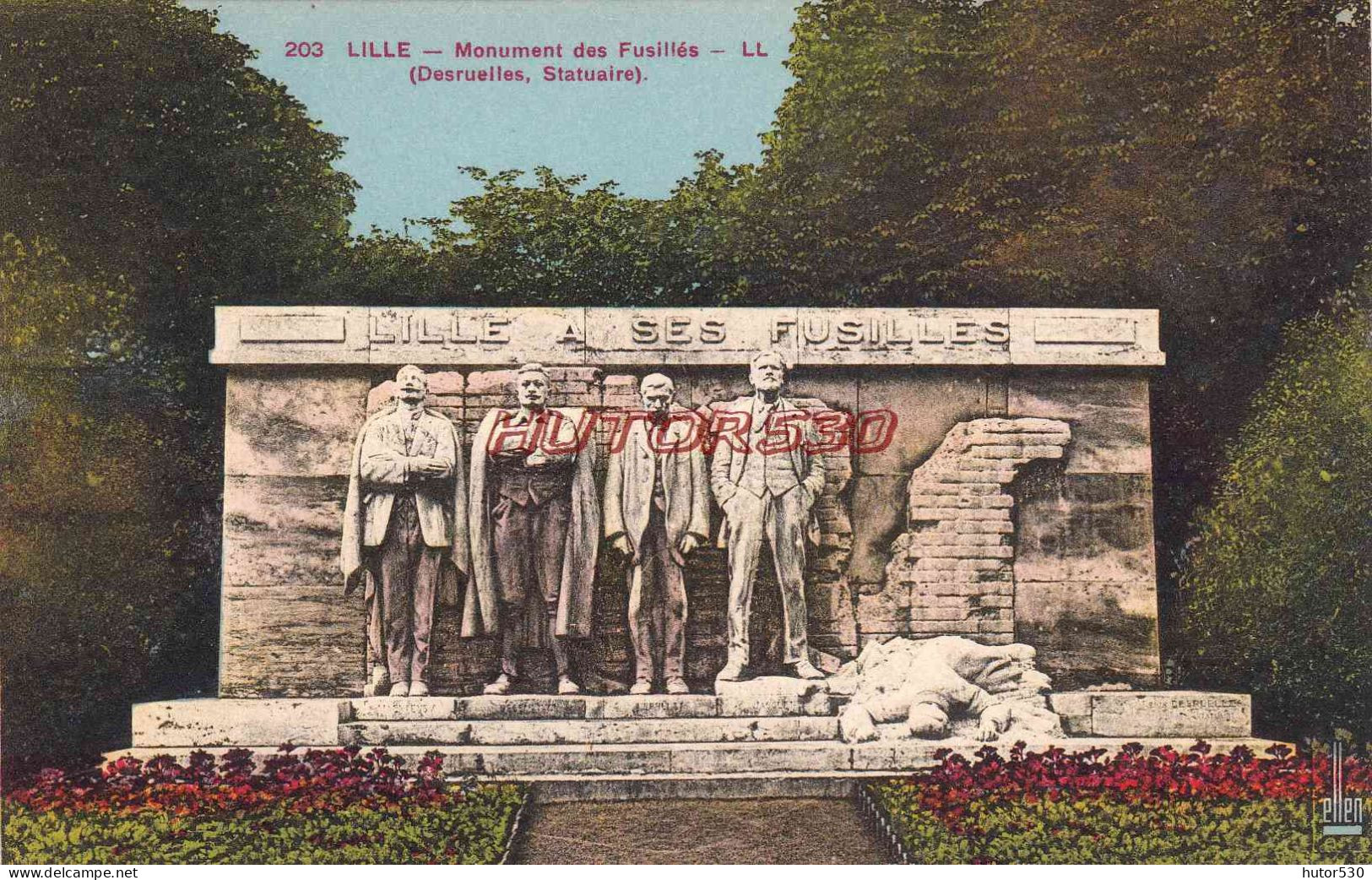 CPA LILLE - MONUMENT DES FUSILLES - Lille