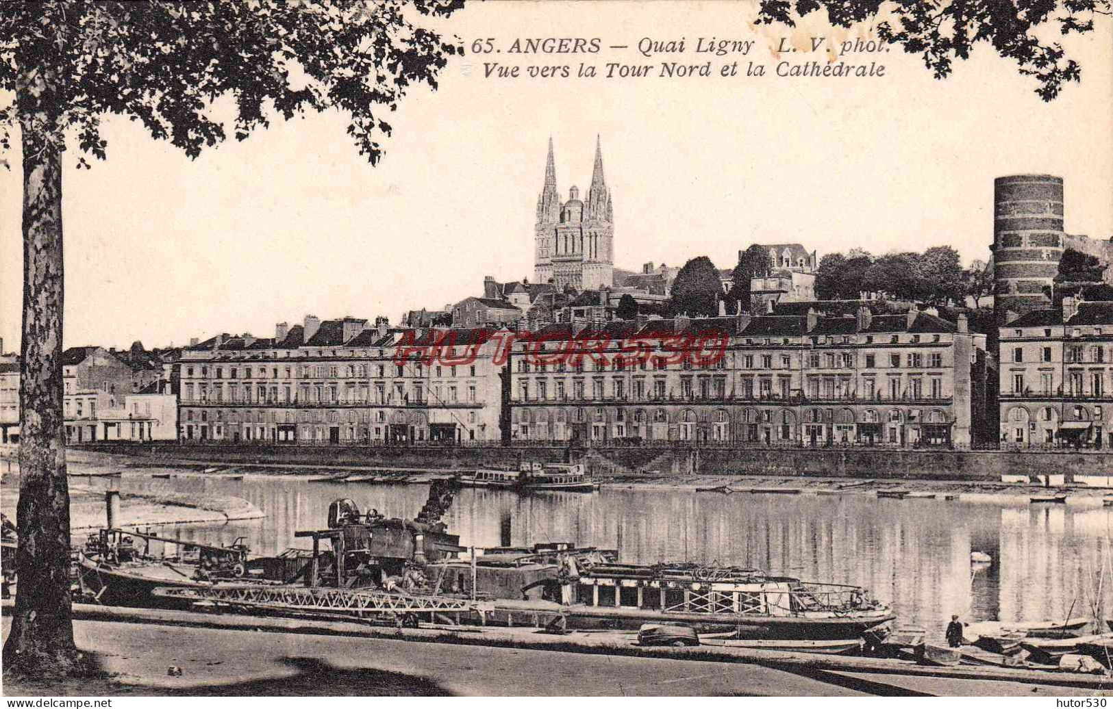 CPA ANGERS - QUAI LIGNY - Angers