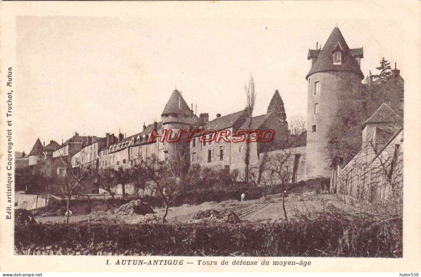 CPA AUTUN - TOURS DE DEFENSE - Autun