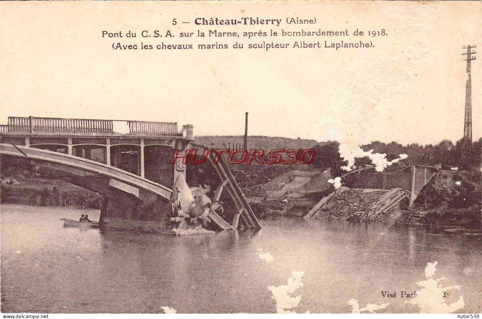 CPA CHATEAU THIERRY - PONT DU C.S.A. SUR LA MARNE - Chateau Thierry