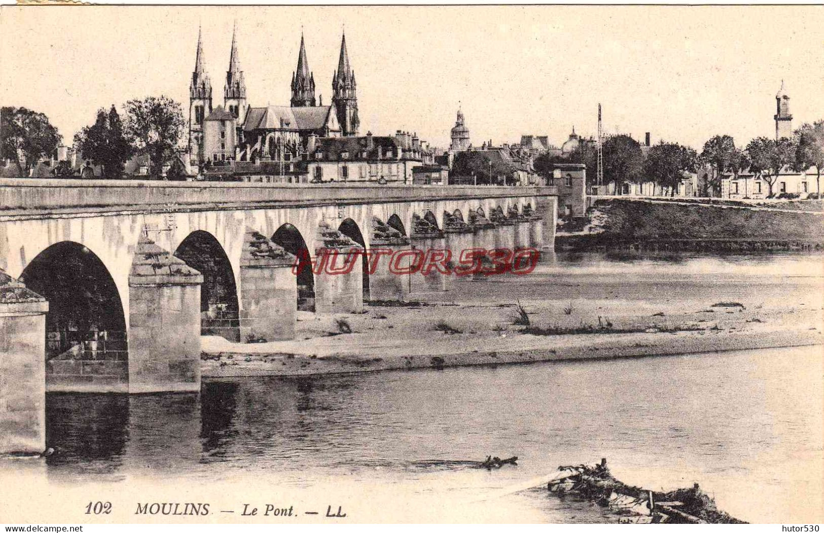 CPA MOULINS - LE PONT - Moulins