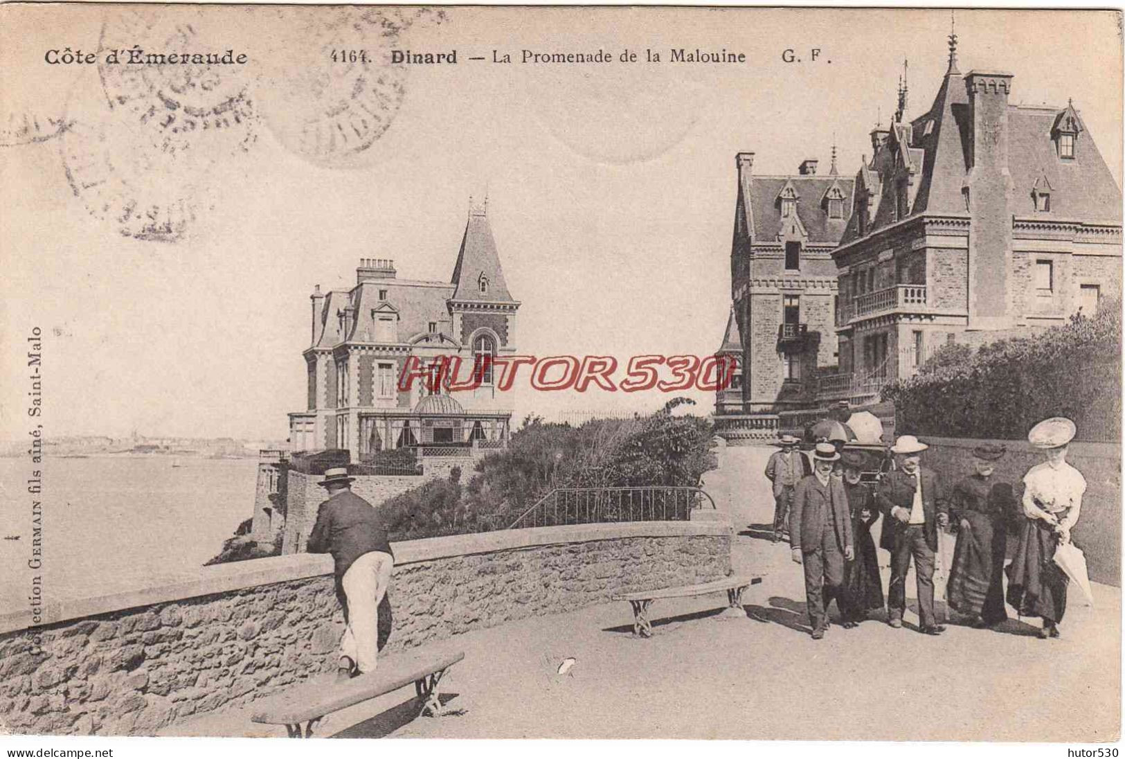 CPA DINARD - PROMENADE DE LA MALOUINE - Dinard