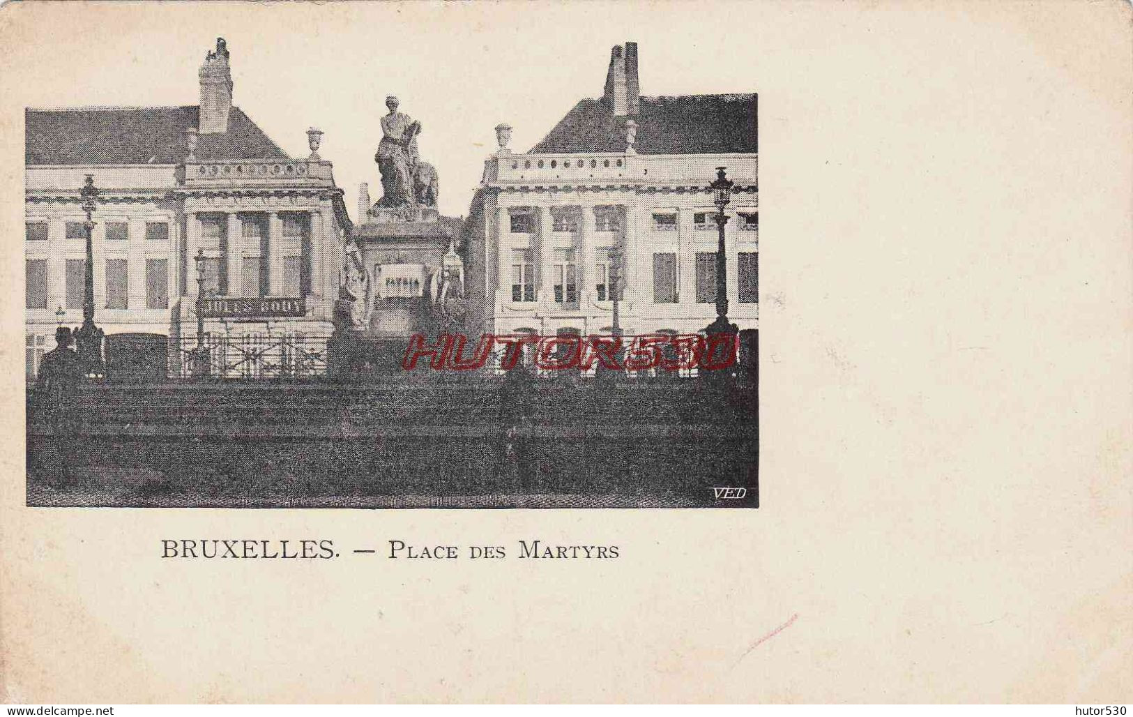CPA BRUXELLES - PLACE DES MARTYRS - Plazas